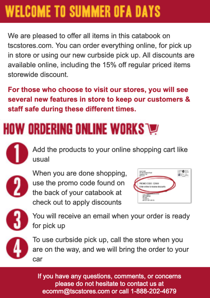 Order online and save during OFA Member Days at TSC Stores - Ontario  Federation of Agriculture