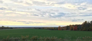 Fall landscape in rural Ontario