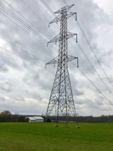 Hydro tower in rural Ontario