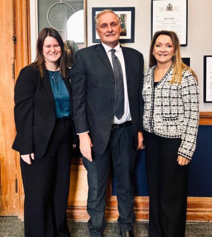Katie Stewart, John Vanthof, Teresa Van Raay